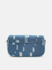 Campus Sutra Leather Half Moon Sling Bag