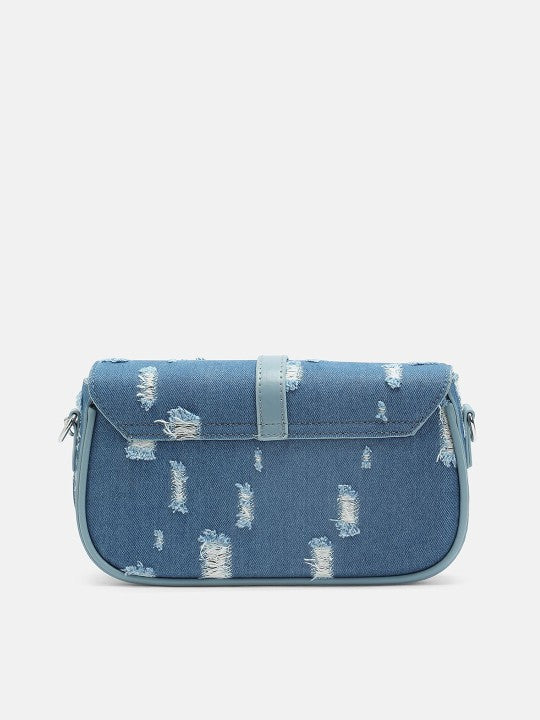 Campus Sutra Leather Half Moon Sling Bag