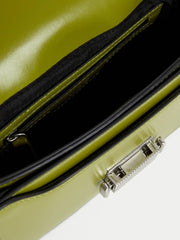 Women Solid PU Structured Sling Bag