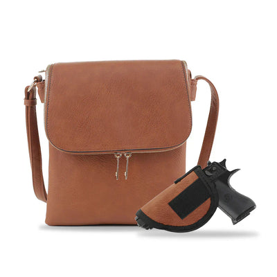 Cheyenne Concealed Carry Crossbody-Cognac