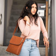 Cheyenne Concealed Carry Crossbody-Cognac