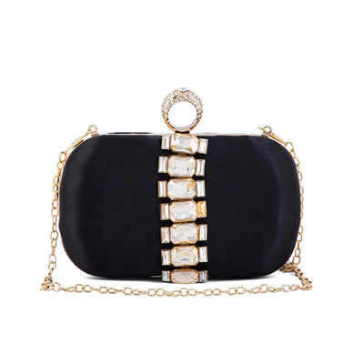 Black Fancy Clutch
