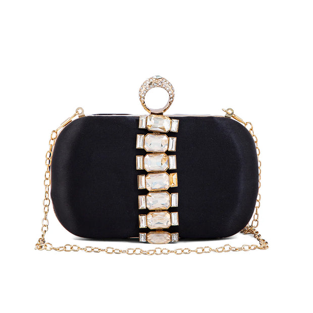Black Fancy Clutch
