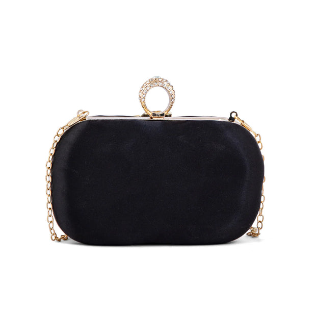 Black Fancy Clutch