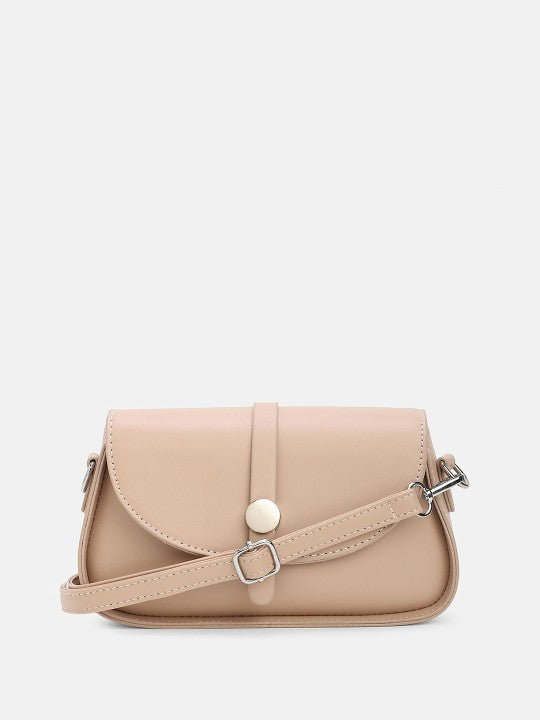 Campus Sutra Women Textured Crossbody Leather