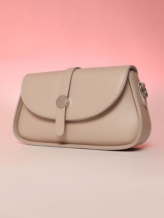 Campus Sutra Women Textured Crossbody Leather